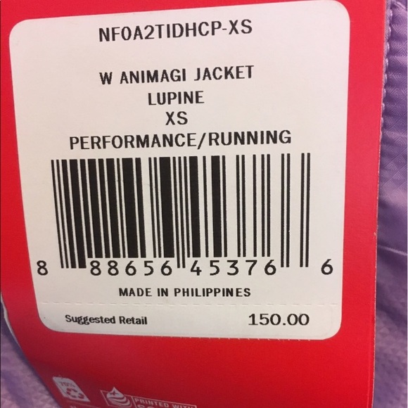 New The North Face Animagi Running Jacket purple - Picture 6 of 8